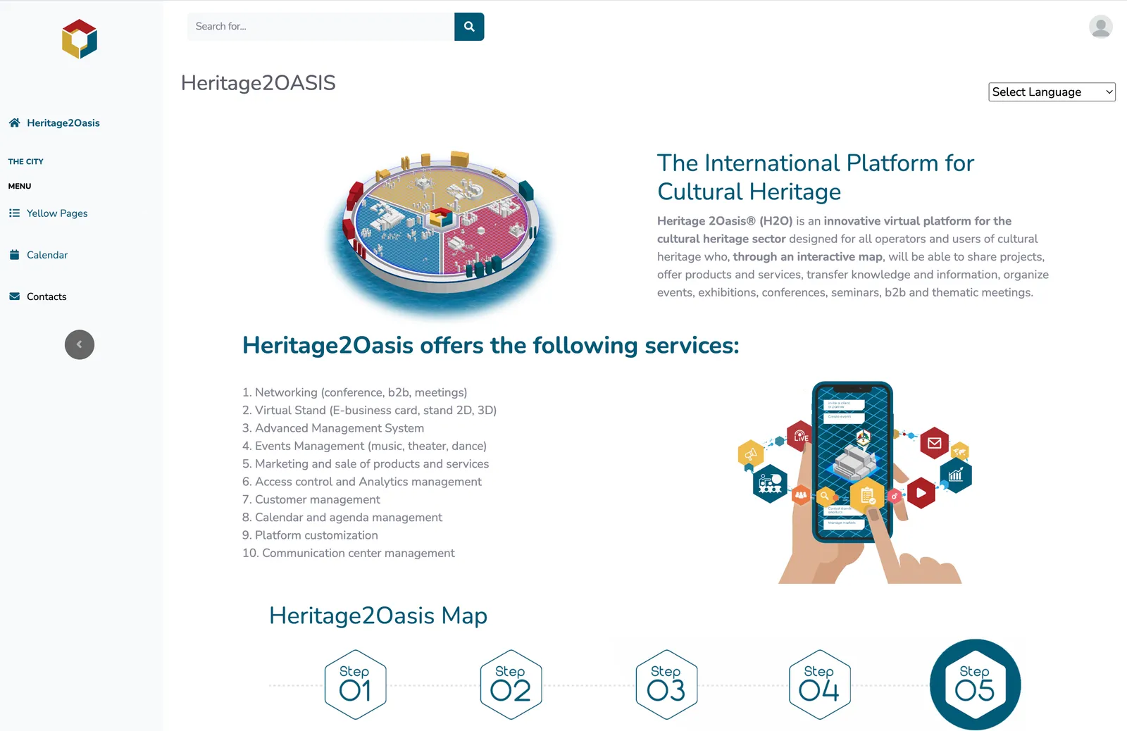 The Heritage2Oasis website (2019–2025)