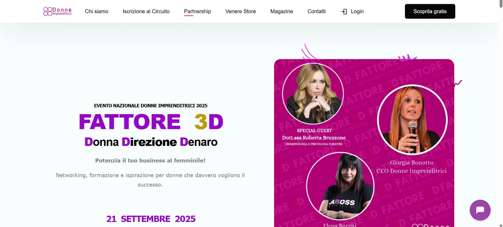 Le site Fattore 3D (2025)