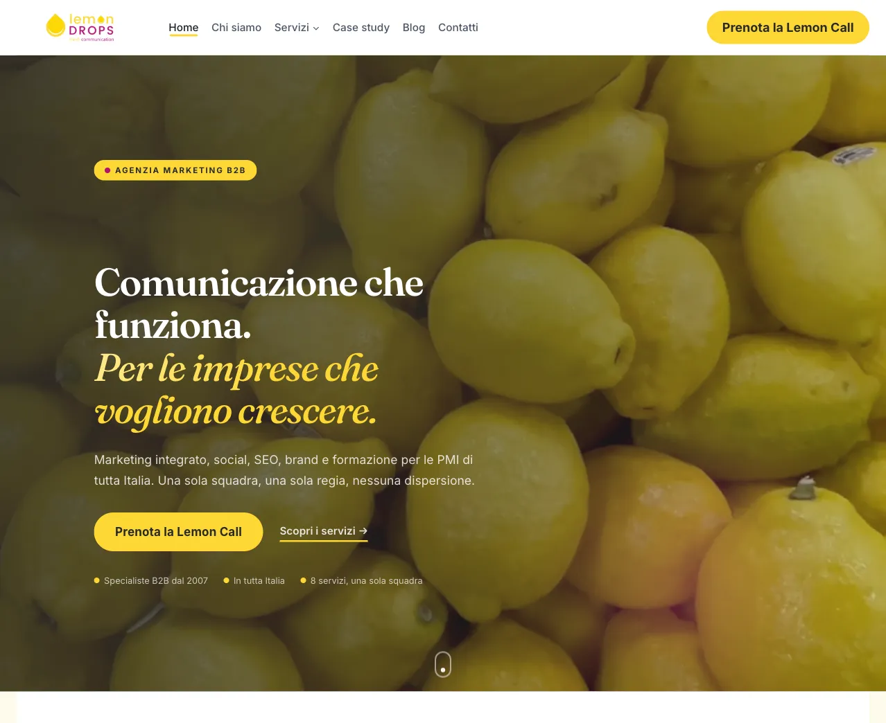 Le site Lemon Drops (2025)